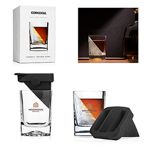 CK7001-CORKCICLE WHISKEY WEDGE-Clear